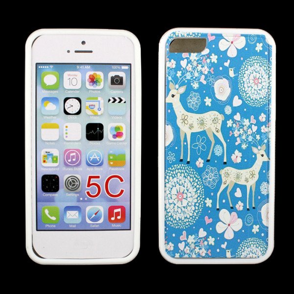 Wholesale iPhone 5C Gummy Design Case (Deer)